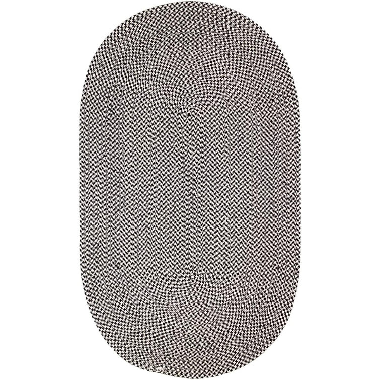 Latitude Run® Tweed Braided Rug, 3X5, BlackBlack Wayfair Canada